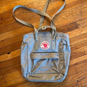 Fjallraven Kanken totepack convertible backpack totebag